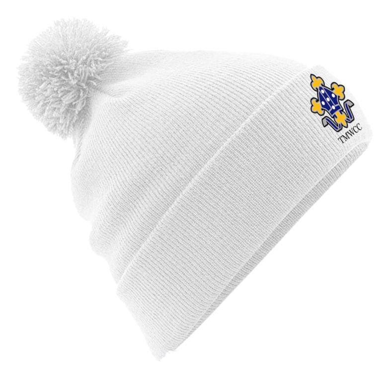 Original Pom Pom Beanie : White